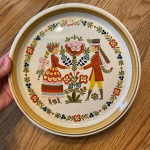 Mikasa Folk Art Dinner Plates - Set of 6